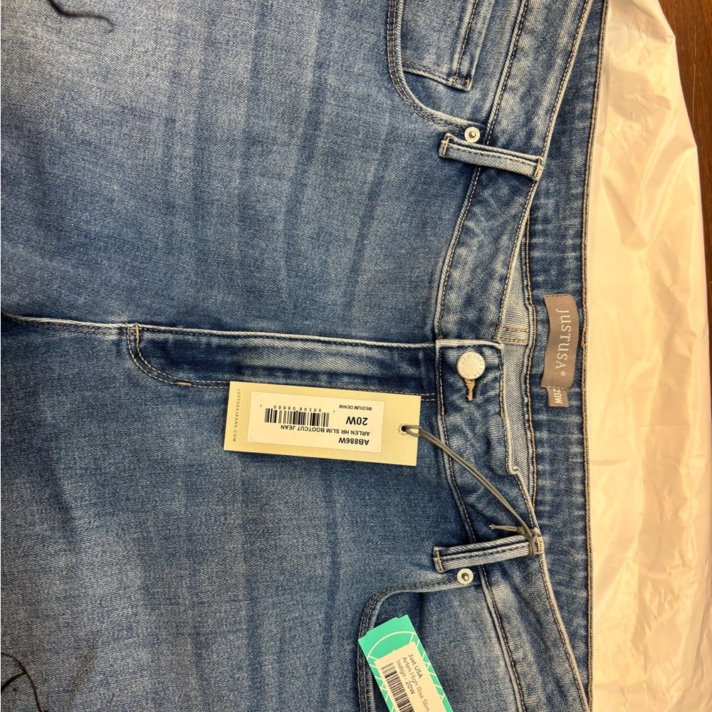 Just USA Women's Classic Blue Skinny Jeans